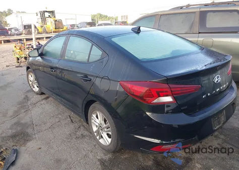 2019 Hyundai Elantra Sel from USA, damaged, VIN KMHD84LF2KU821173